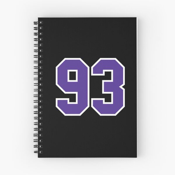 Item preview, Ninety-Three Purple Jersey Number Sports 93 designed and sold by HelloFromAja.