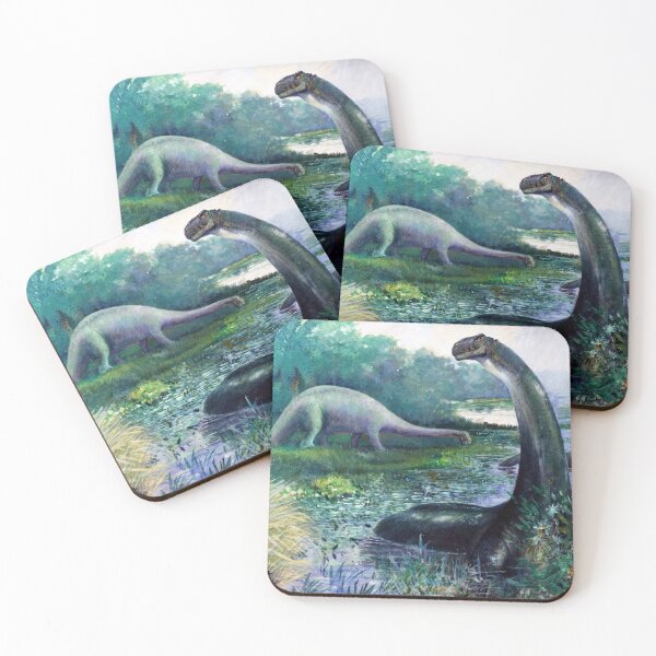 Item preview, Brontosaurus and Diplodocus by Charles R. Knight designed and sold by Amanda1775.