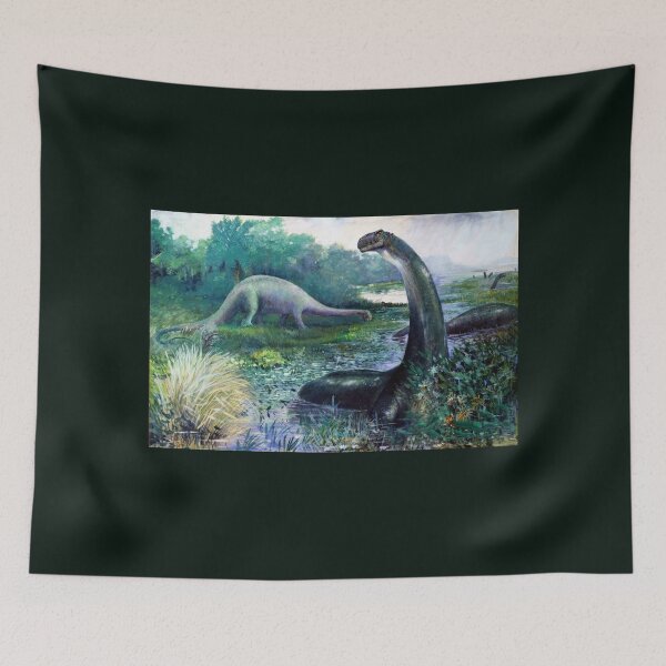 Item preview, Brontosaurus and Diplodocus by Charles R. Knight designed and sold by Amanda1775.