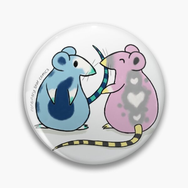 Item preview, Oriented Aroace & Queerplatonic Cute Rats designed and sold by Non-BS-Comics.