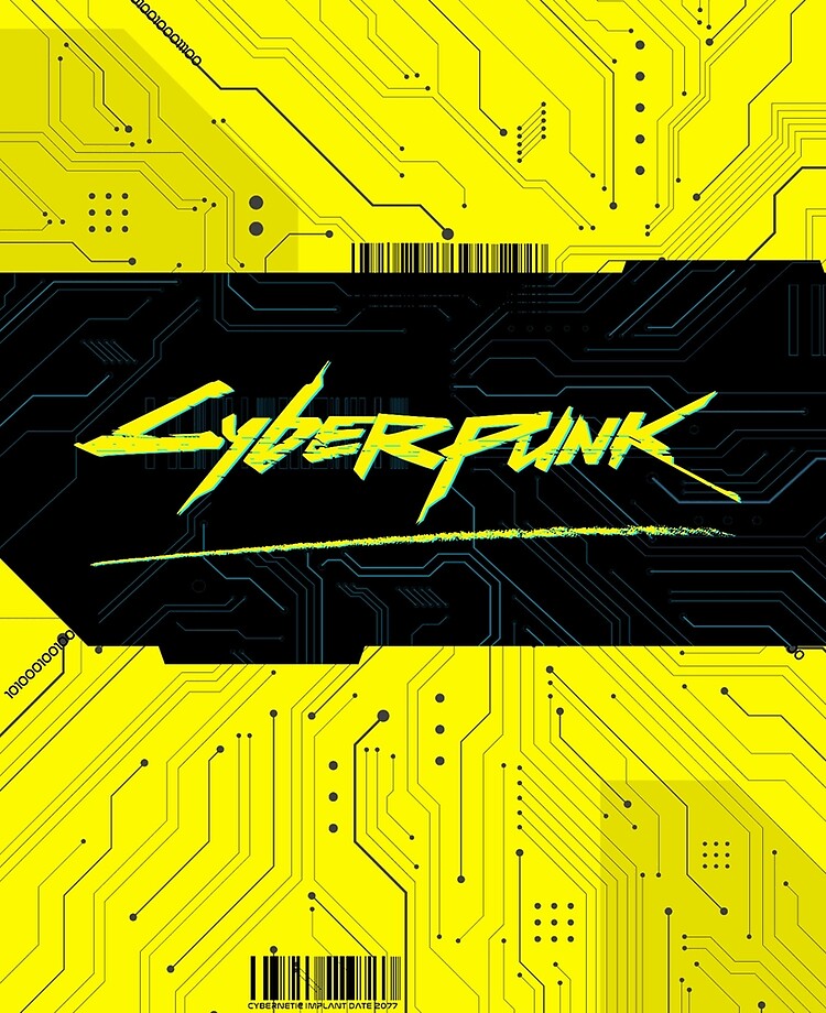 CYBERPUNK 2077 YELLOW PHONE WALLPAPER