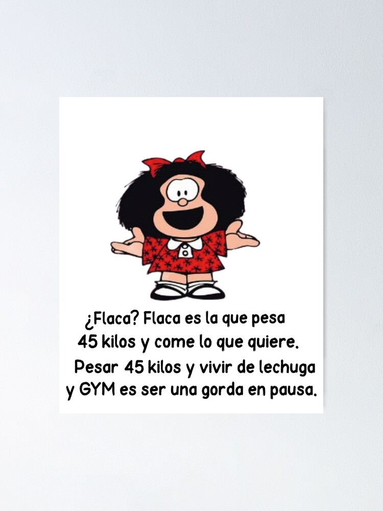 Mafalda Quino Comics Poster for Sale by Elena Bee