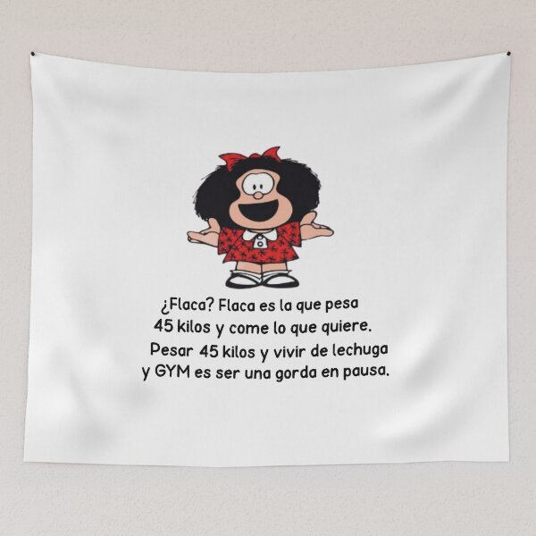 Artikelvorschau, ¿Flaca? Mafalda Comics entworfen und verkauft von Elena's Shop.