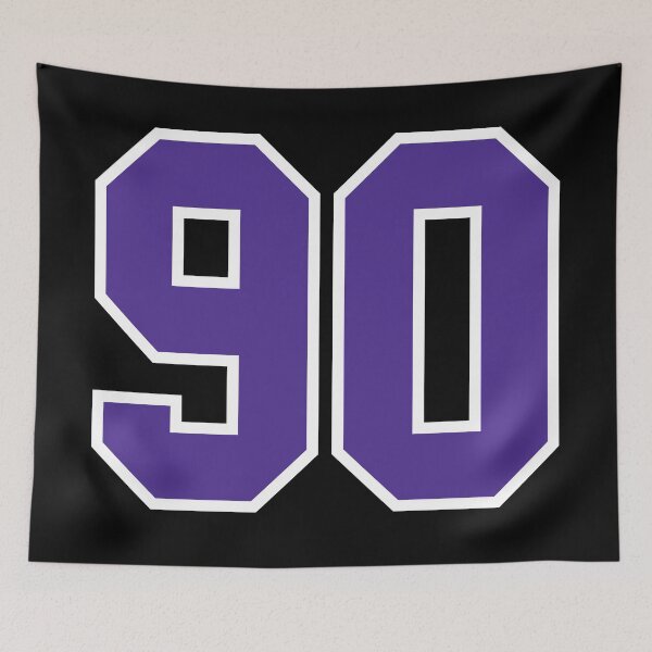 Item preview, Ninety Purple Jersey Number Sports 90 designed and sold by HelloFromAja.