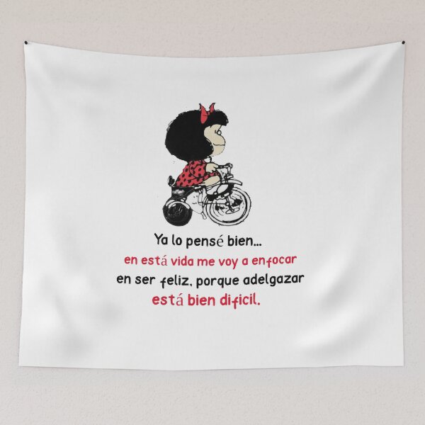Item preview, Ya lo pensé bien... Funny Mafalda designed and sold by Elena's Shop.
