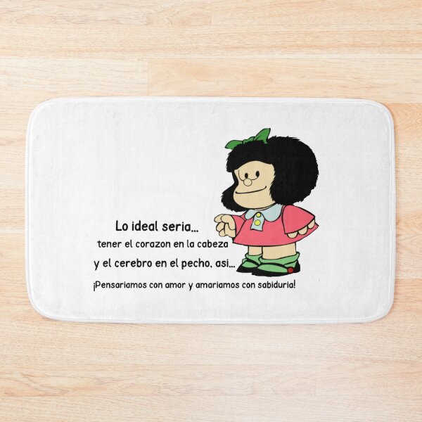 Item preview, Lo ideal seria... Funny Mafalda designed and sold by Elena's Shop.