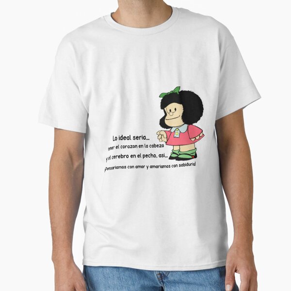Item preview, Lo ideal seria... Funny Mafalda designed and sold by Elena's Shop.