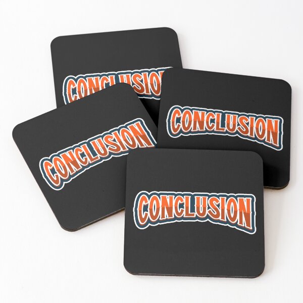 Item preview, Conclusion designed and sold by GoodVibeDesign.