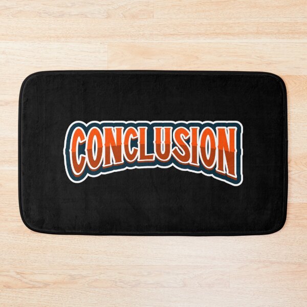 Item preview, Conclusion designed and sold by GoodVibeDesign.