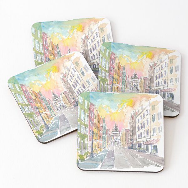 Item preview, Long Street with Golden Gate in Gdansk Poland designed and sold by artshop77.