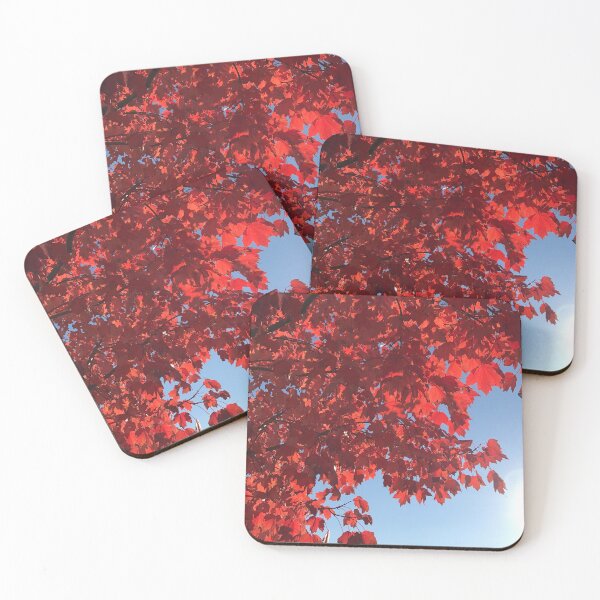 Item preview, Vermillion Autumn Leaves designed and sold by mossandhoney.