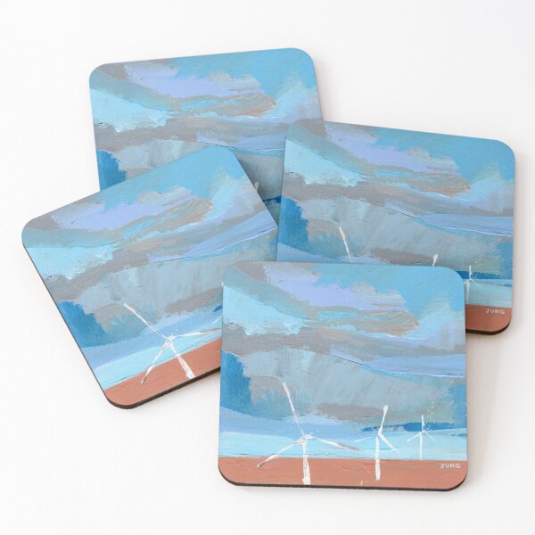 Artikelvorschau, Windturbinenkunst, Windturbinendekor, Windparkgemälde von Yeojin Jung, wie eine Windserie Nr. 29 entworfen und verkauft von icecoolmountain.