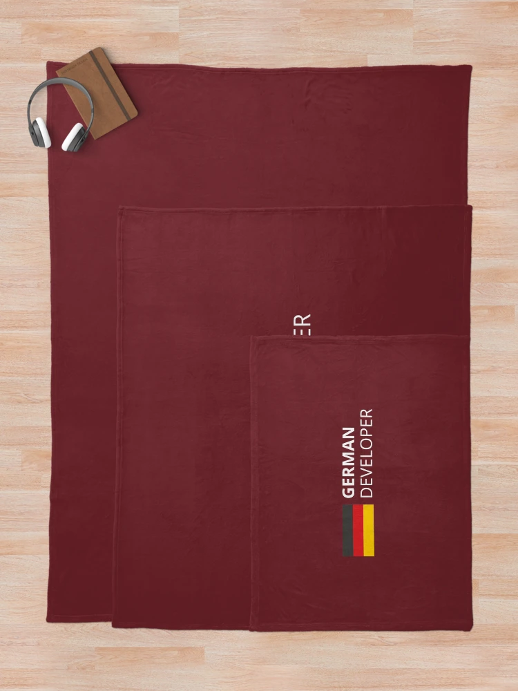 Thumbnail 5 of 6, Throw Blanket, German Developer designed and sold by Code Wear.
