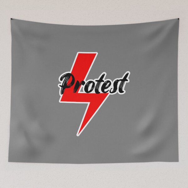 Item preview, Red lightning bolt symbol of Polish's Women's Strike action designed and sold by Krukowski.