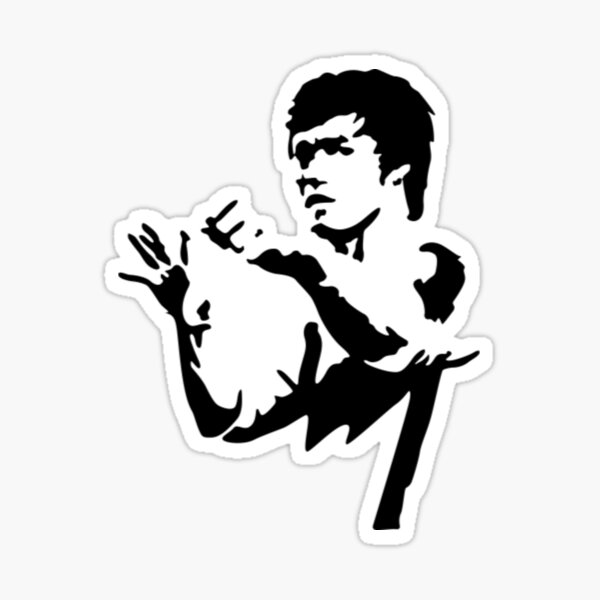 Bruce Lee Stickers Redbubble