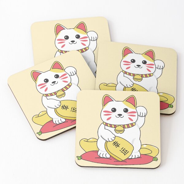 Item preview, Kawaii Maneki Neko designed and sold by YueHeng Creates ⭐⭐⭐⭐⭐.