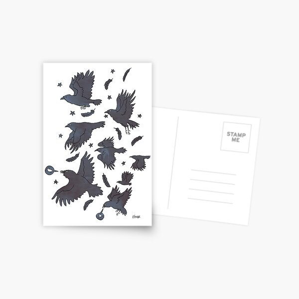 Item preview, Flight of Ravens designed and sold by tanaudel.