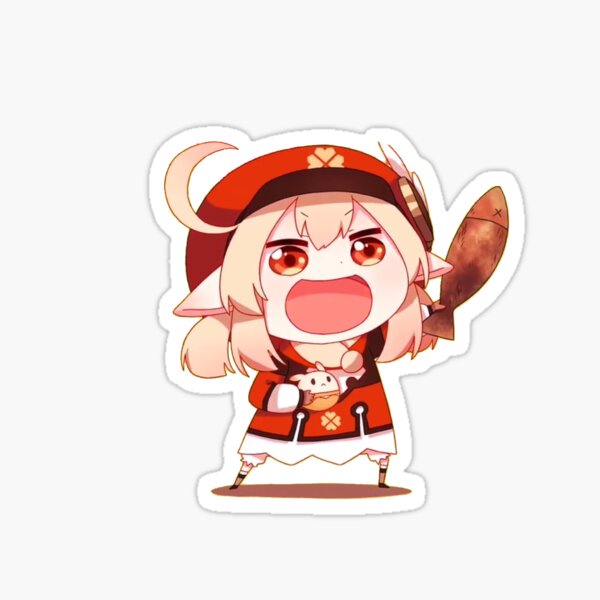 Genshin Impact - Klee als Umaru Chan 3 Sticker