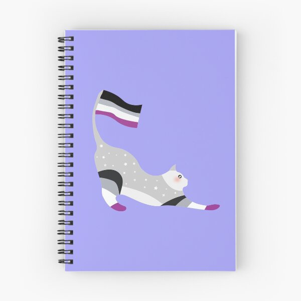 Item preview, Asexual Pride Pastel Rainbow Cat designed and sold by twicetrader.