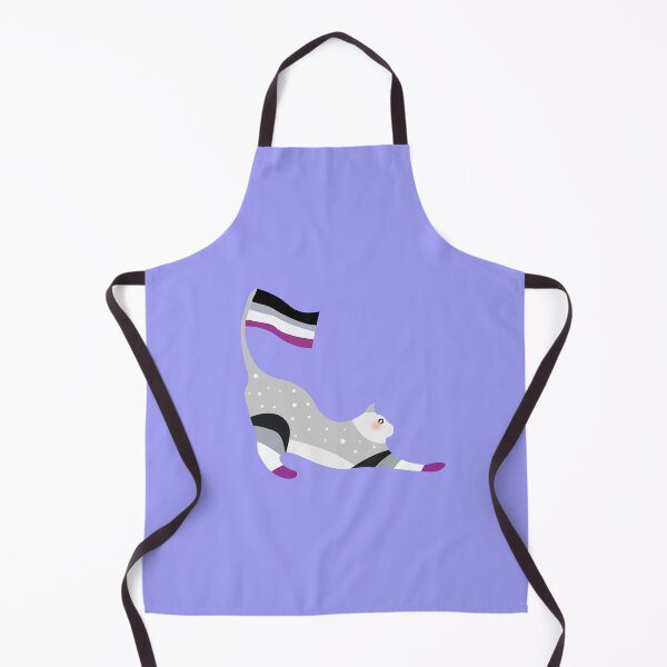 Item preview, Asexual Pride Pastel Rainbow Cat designed and sold by twicetrader.