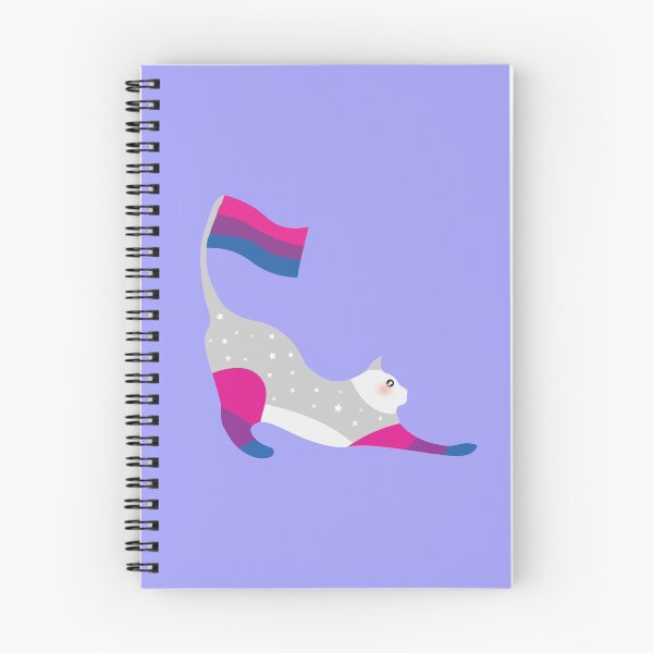 Item preview, Bisexual Pride Sparkly Pastel Rainbow Cat  designed and sold by twicetrader.