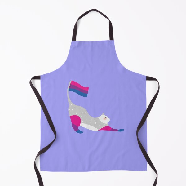 Item preview, Bisexual Pride Sparkly Pastel Rainbow Cat designed and sold by twicetrader.