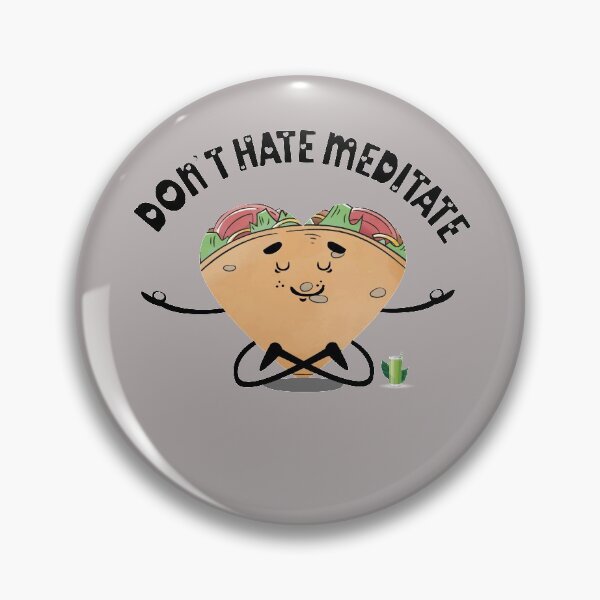 Item preview, DON'T HATE MEDITATE. designed and sold by YAHIA-14.