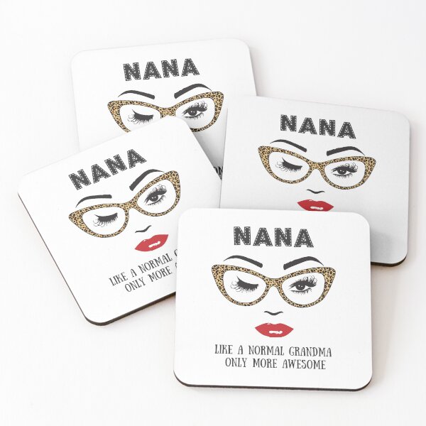 Item preview, Nana - Like A Normal Grandma Only More Awesome Wink face designed and sold by silverhexagon.