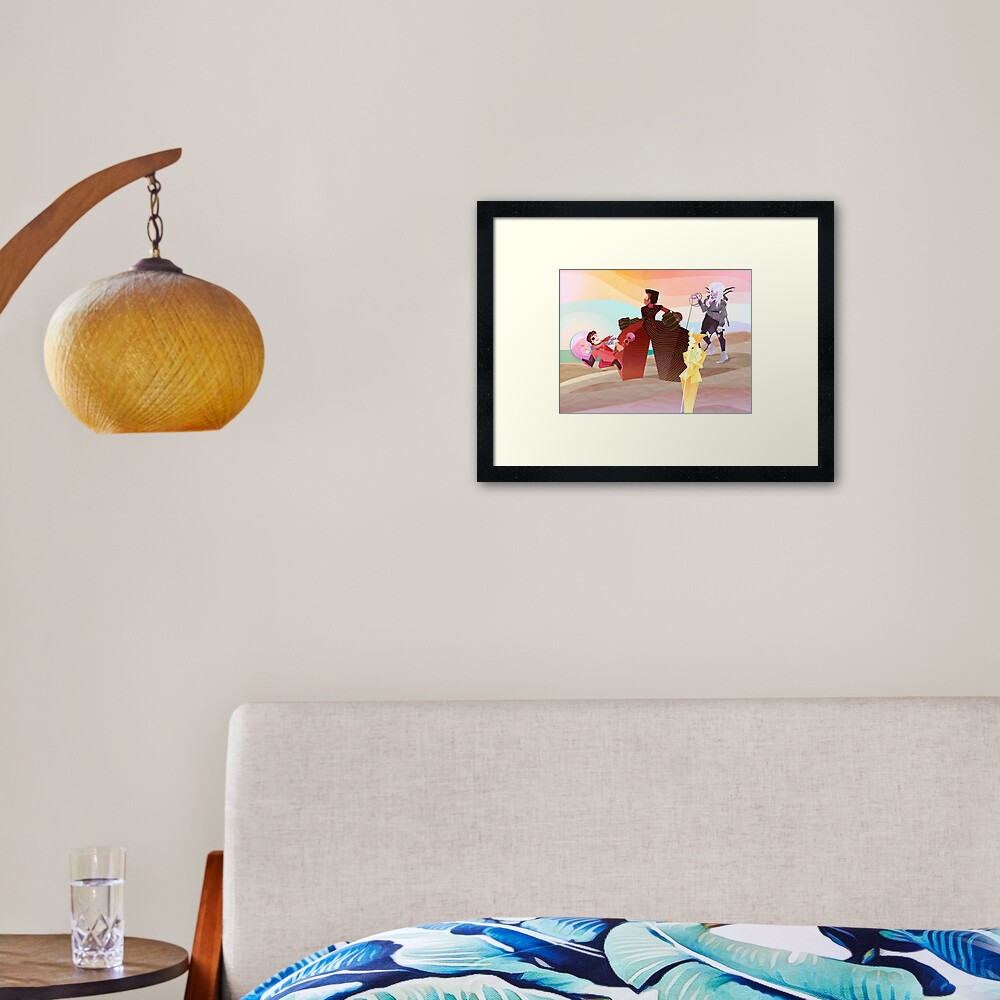 Item preview, Framed Art Print designed and sold by modHero.