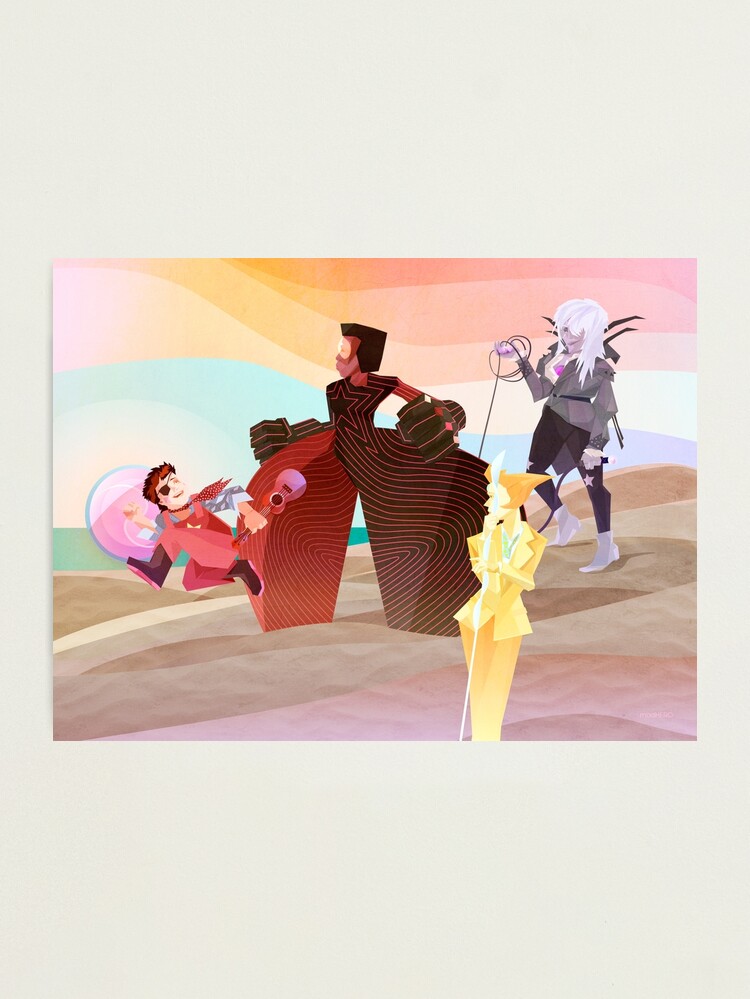Thumbnail 1 of 3, Photographic Print, Steven Bowieverse Beach Party | designed and sold by modHero.