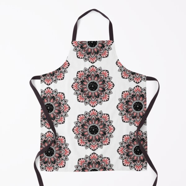 Item preview, Aries Zodiac Sign Mandala Art - Red Lotus designed and sold by LorenaElenaArt.