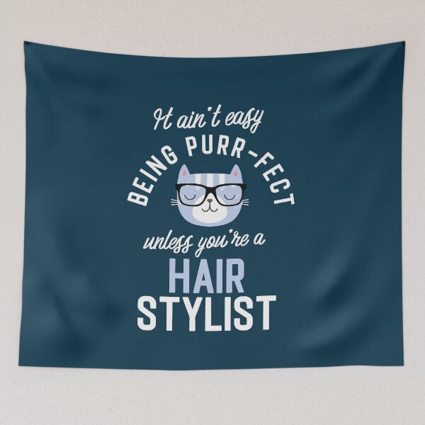 Item preview, Hair Stylist Cat Lover Gifts - It ain't easy being Purr Fect designed and sold by betternotes.