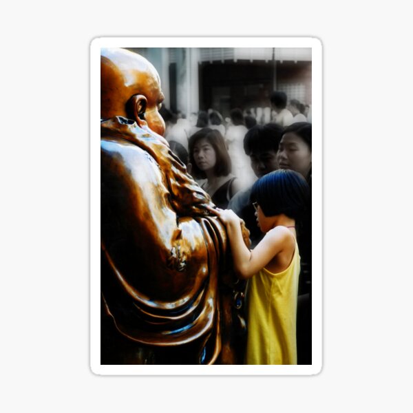 Touching Buddha Sticker