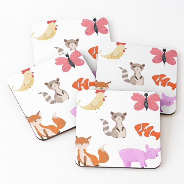 Item preview, cute animal sticker pack designed and sold by isolife.
