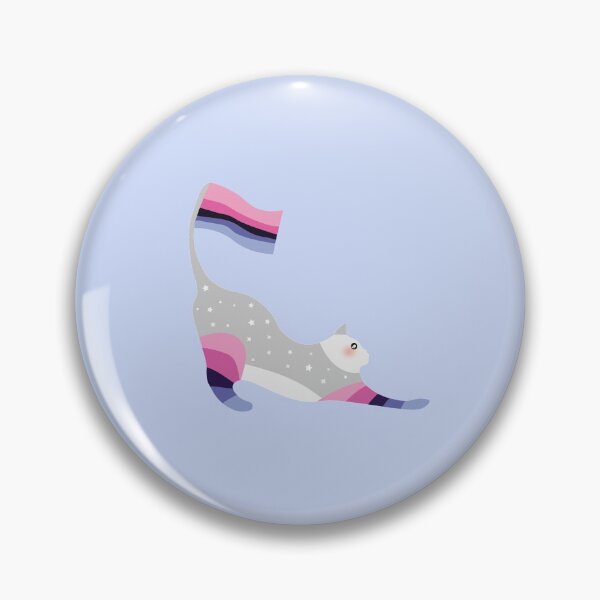 Item preview, Omnisexual Pride Cute Pastel Rainbow Cat  designed and sold by twicetrader.