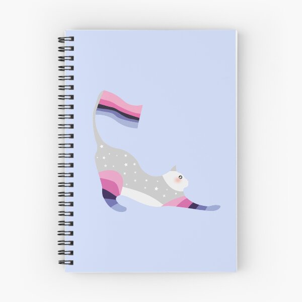 Item preview, Omnisexual Pride Cute Pastel Rainbow Cat  designed and sold by twicetrader.