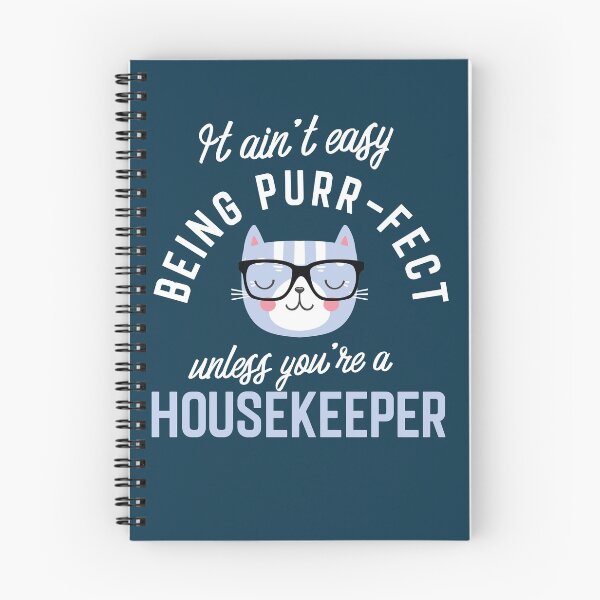 Item preview, Housekeeper Cat Lover Gifts - It ain't easy being Purr Fect designed and sold by betternotes.