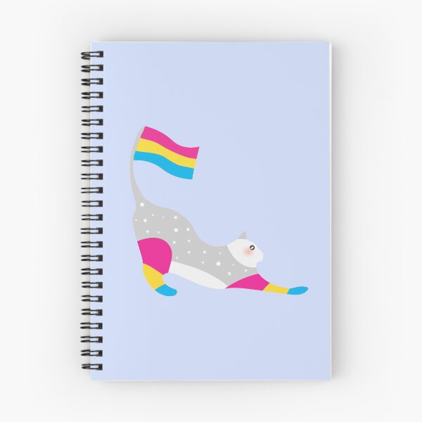 Item preview, Pansexual Pride Cute Sparkly Pastel Rainbow Cat  designed and sold by twicetrader.