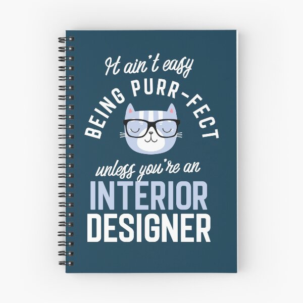 Item preview, Interior Designer Cat Lover Gifts - It ain't easy being Purr Fect designed and sold by betternotes.
