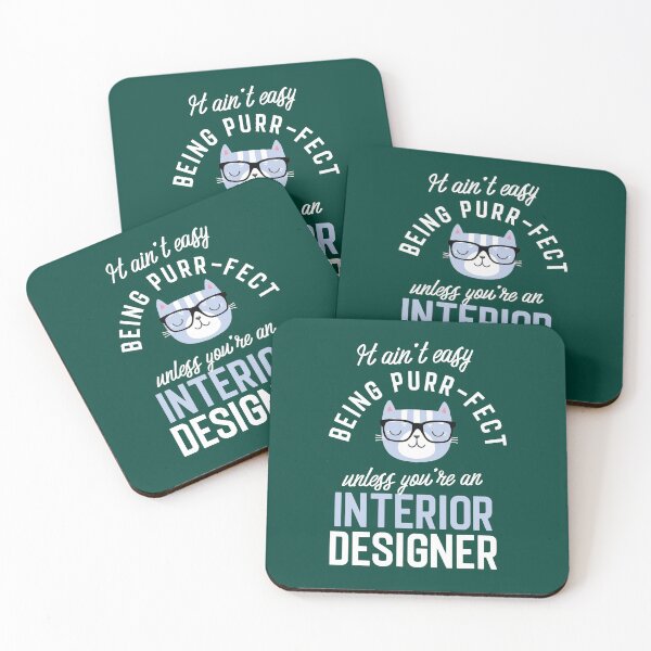 Item preview, Interior Designer Cat Lover Gifts - It ain't easy being Purr Fect designed and sold by betternotes.