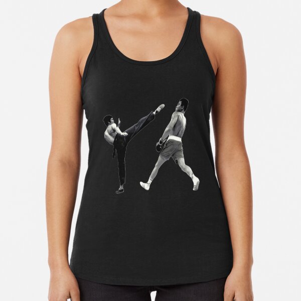 T-shirt Bruce Lee contre Muhammad Ali Débardeur dos nageur