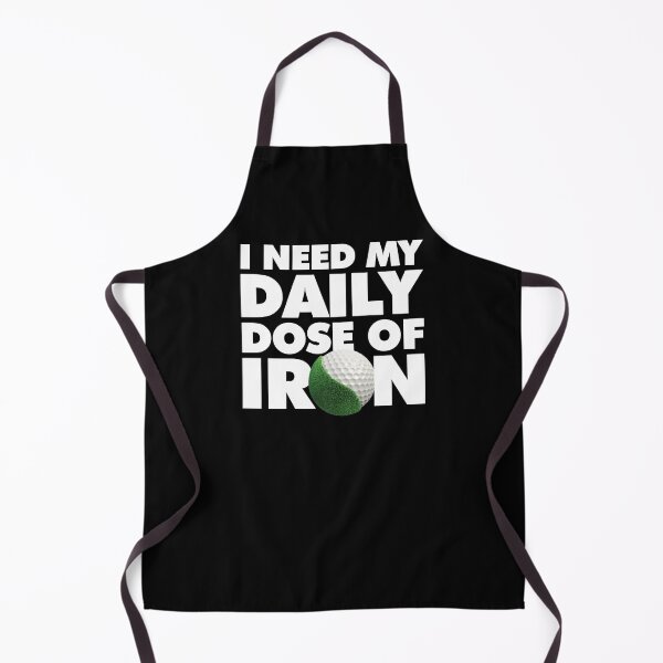Item preview, I need my daily dose of iron Funny Golfer designed and sold by elhefe.