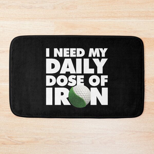 Item preview, I need my daily dose of iron Funny Golfer designed and sold by elhefe.