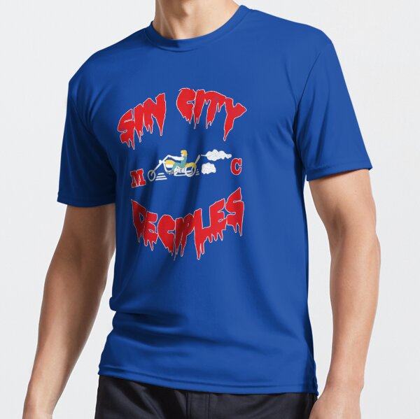 Custom Sin City Hockey Club Skull And Cross Hockey Sticks T Shirt
