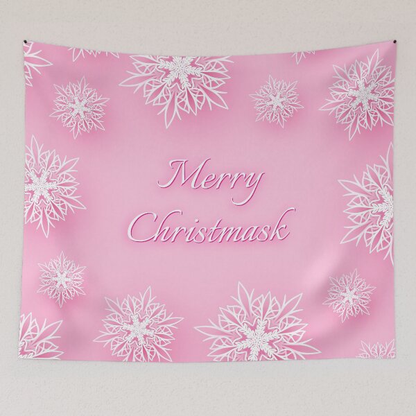 Item preview, Baby pink Merry Christmask designed and sold by GraffiTimi.