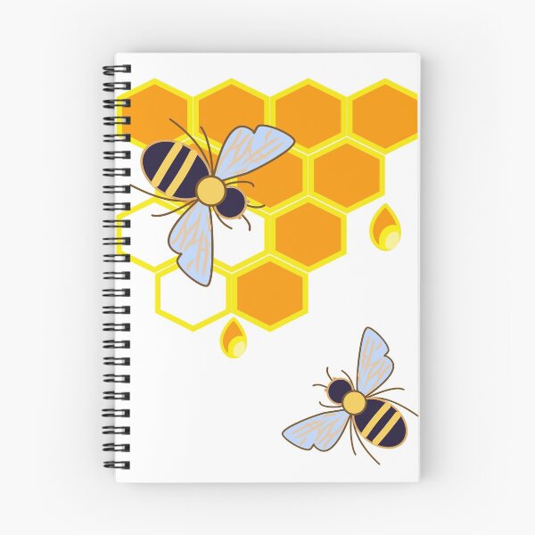 Item preview, Bees and honeycomb designed and sold by orangerinka.