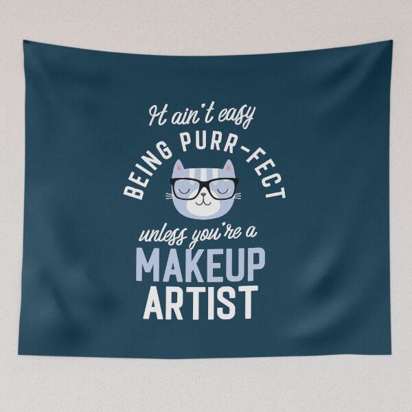 Item preview, Makeup Artist Cat Lover Gifts - It ain't easy being Purr Fect designed and sold by betternotes.