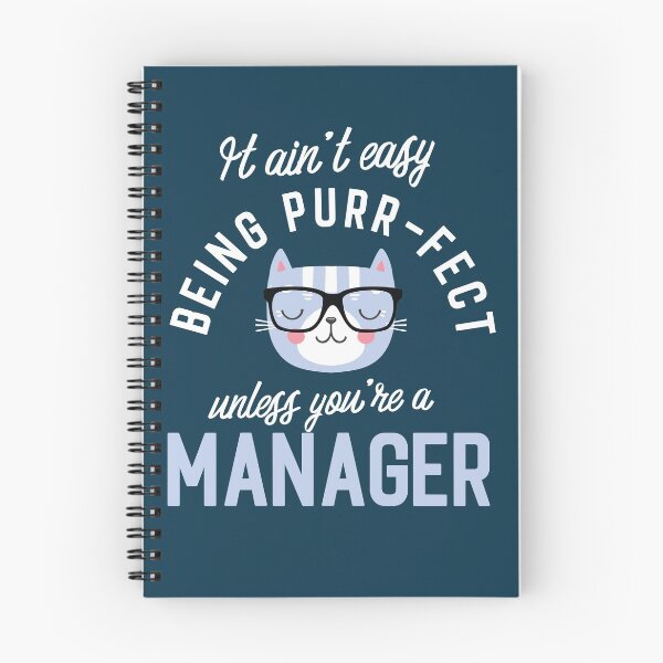 Item preview, Manager Cat Lover Gifts - It ain't easy being Purr Fect designed and sold by betternotes.