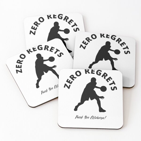Item preview, Zero Regrets Thank You Oklahoma Basketball Dark Design designed and sold by Web CreationsNL.