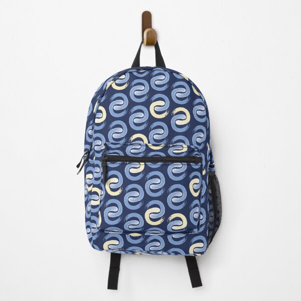 Item preview, Shoreline C Blue & Lemon on Navy designed and sold by radgedesign.